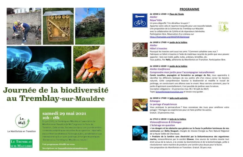 Un rendez-vous sur la biodiversité au Tremblay-sur-Mauldre le samedi 29 mai